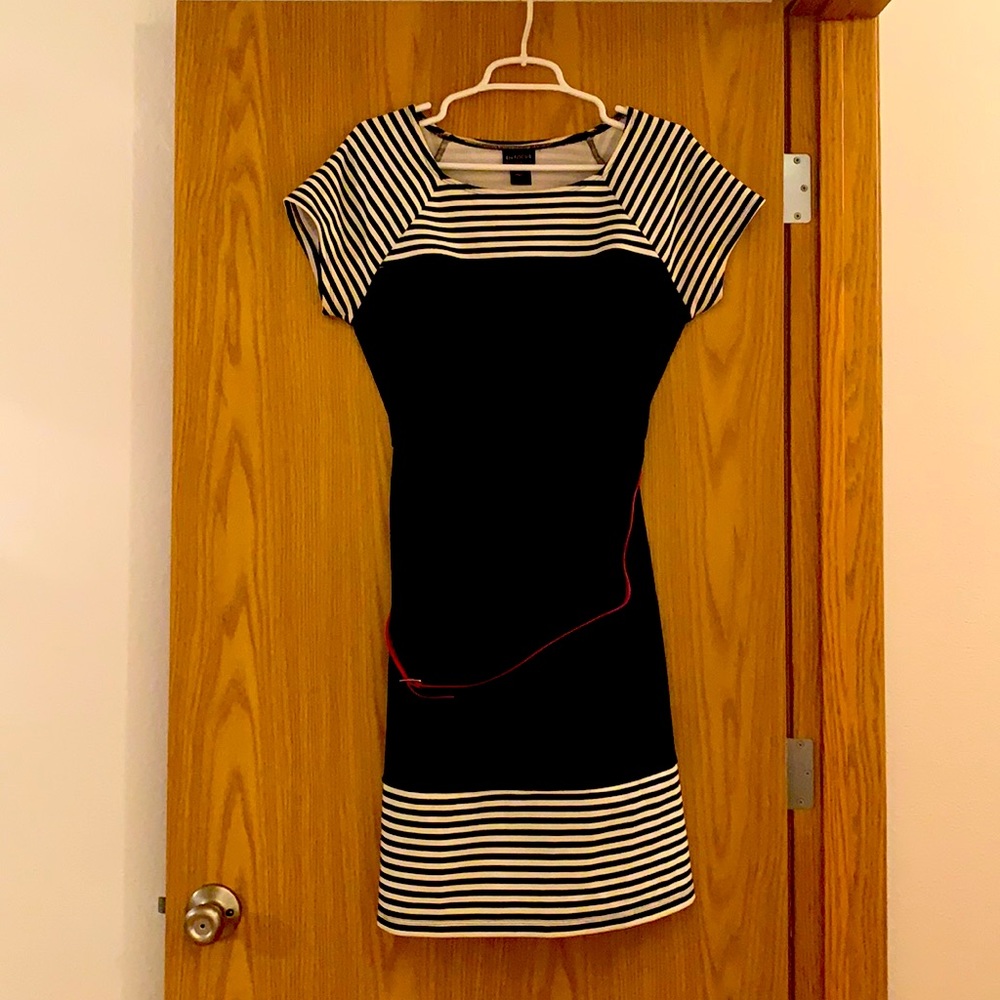 Black and white dress
